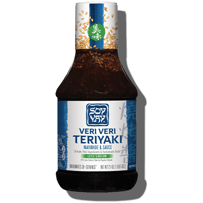 Less Sodium Veri Veri Teriyaki® Marinade & Sauce - Click for More Information