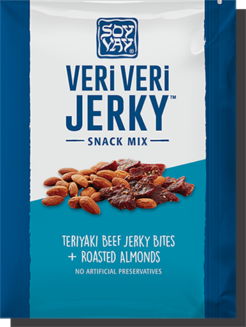 Teriyaki Beef & Roasted Almonds Veri Veri Jerky Snack Mix