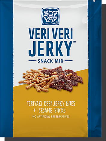 Teriyaki Beef & Sesame Sticks Veri Veri Jerky Snack Mix